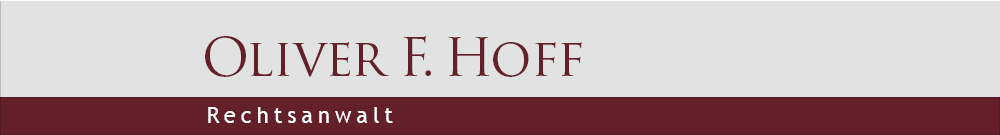 Logo Oliver F. Hoff Rechtsanwalt